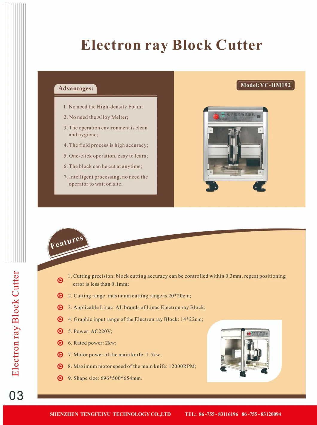 Create Electron Ray Block Cutter for High-Density Foam Radiotherapy Treatment