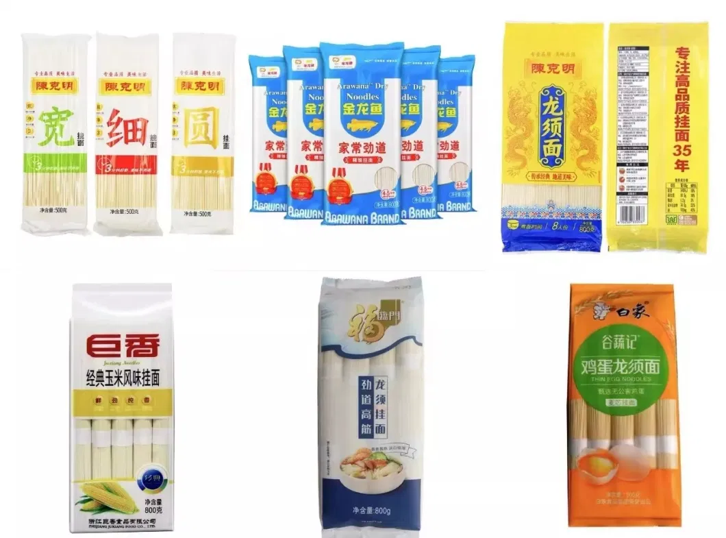 Baby Noodles Stick Noodle Automatic Cutting Sorting Bagging Sealing Packaging Line Pillow Type Packing Machine