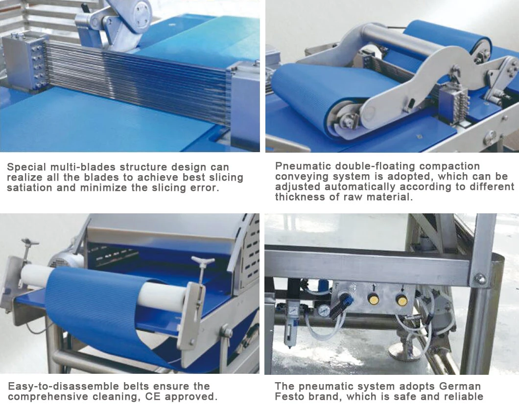 China Manufacturer High Quality Automatic Horizontal Beef/Chicken/Mutton Slicing Slicer Machine