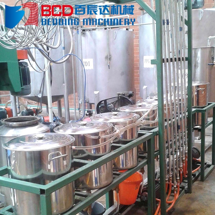 for Raw Material Mixing and Foaming Batch Polyurethane EPS Foam Machine