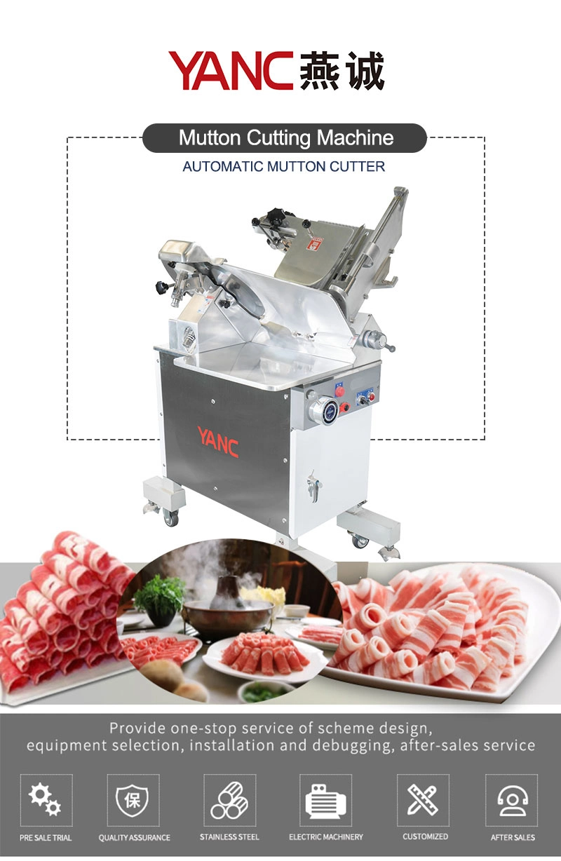 Automatic Mutton Beef Horizontal Meat Slicing Slicer Cutter Machine Meet Cutting Machine Mexico Russia Max Philippines