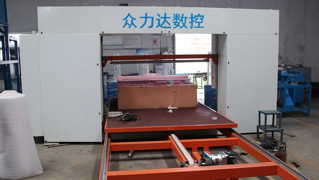 CNC Weir Contour Cutting Machine Vertical PU Foam Expanded Ethylene-Vinyl Acetate CNC Contour Cutting Machine