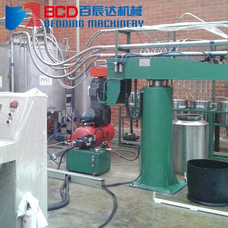 China Batch Mattress Sponge Foam Foaming Making Machine