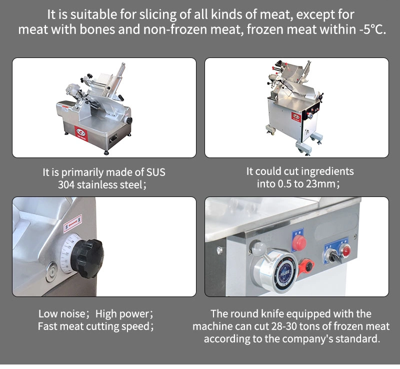 Automatic Mutton Beef Horizontal Meat Slicing Slicer Cutter Machine Meet Cutting Machine Mexico Russia Max Philippines