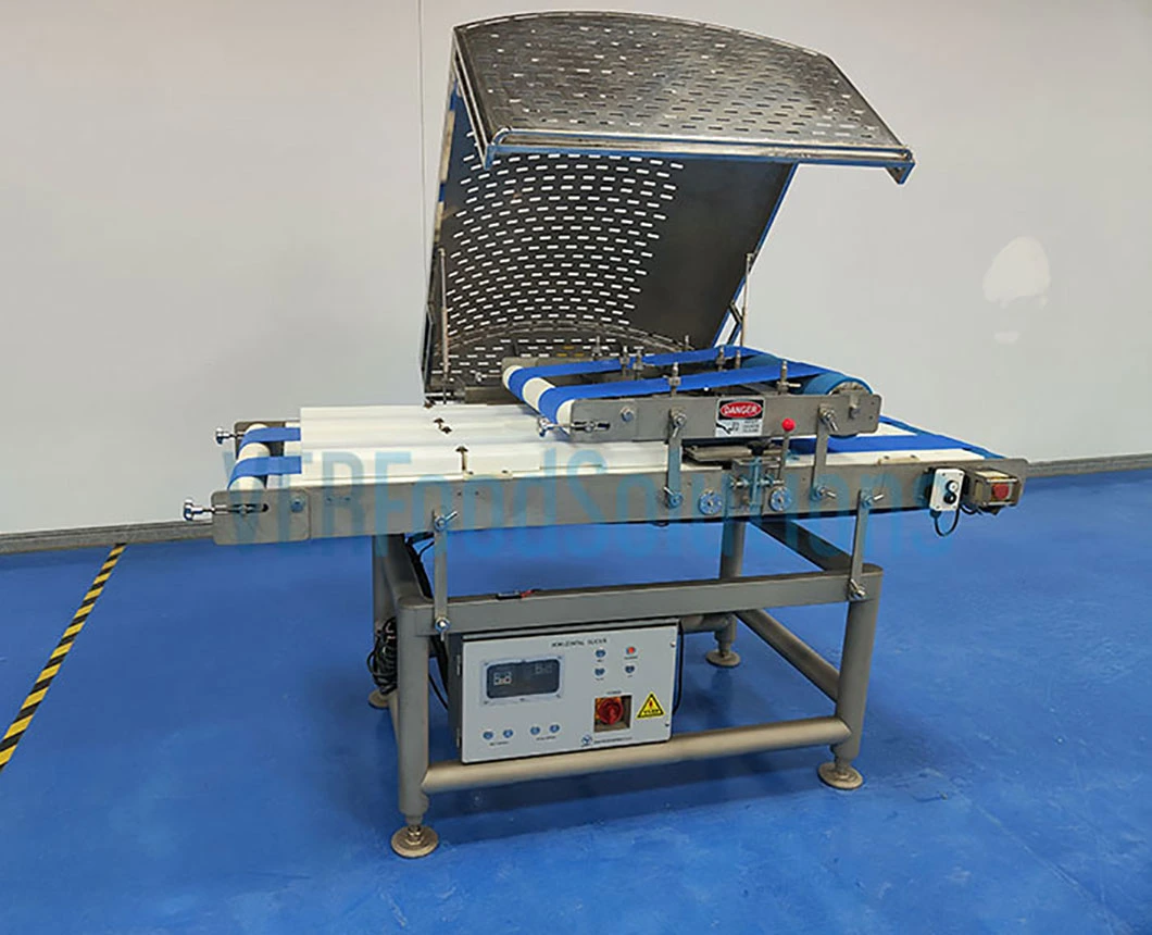 Electric Full Automatic Chicken/Beef/Pork Fillet Horizontal Slicing Machine