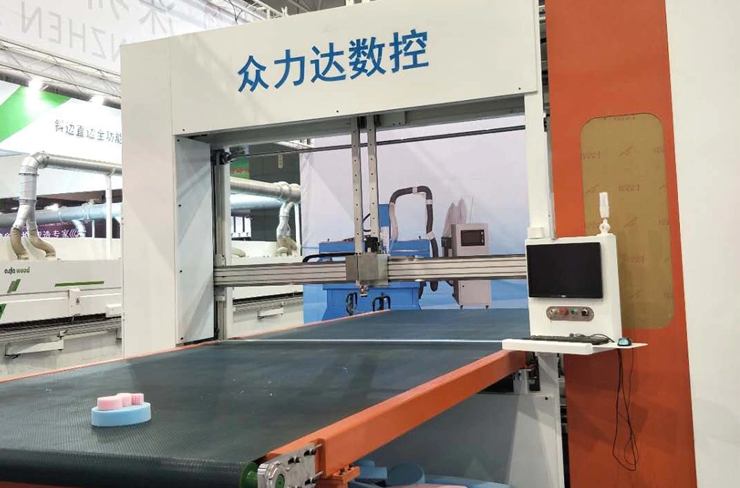 Automatic CNC Memory Foam Fabric Sponge Cutting Machine for Sofa Factory Online Sales with CE Certification