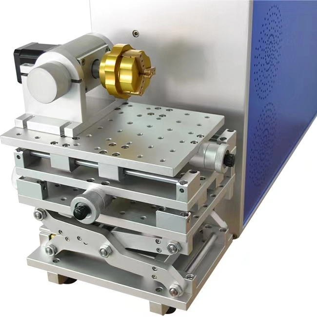 Ra Small Rotary Laser Marking Machine for Metal/Non-Metal/Plastic/Electronics/Tools/Engraving