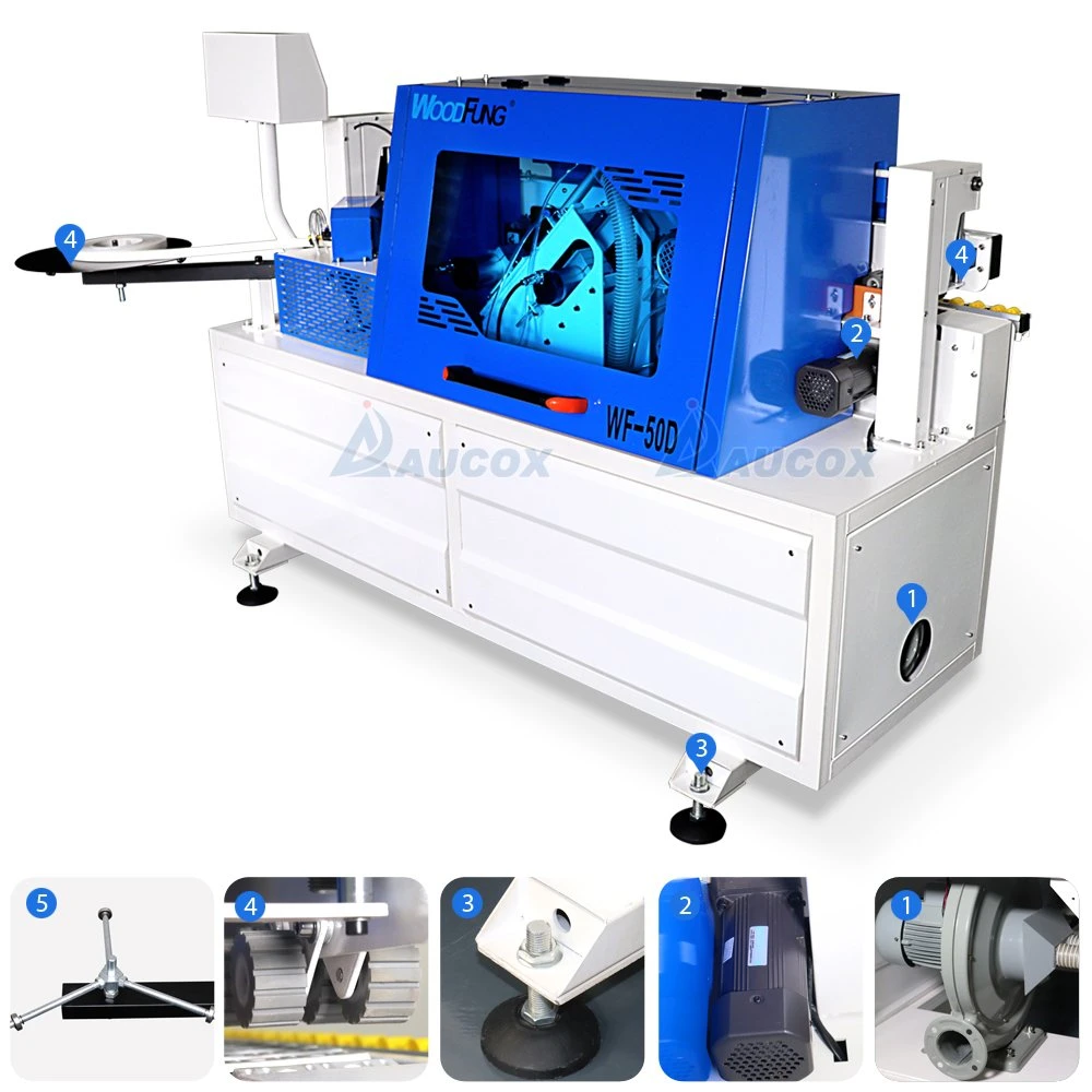 Woodworking Machinery Full Automatic PVC Edge Banding Machine for MDF Edge Bander Trimming Machine