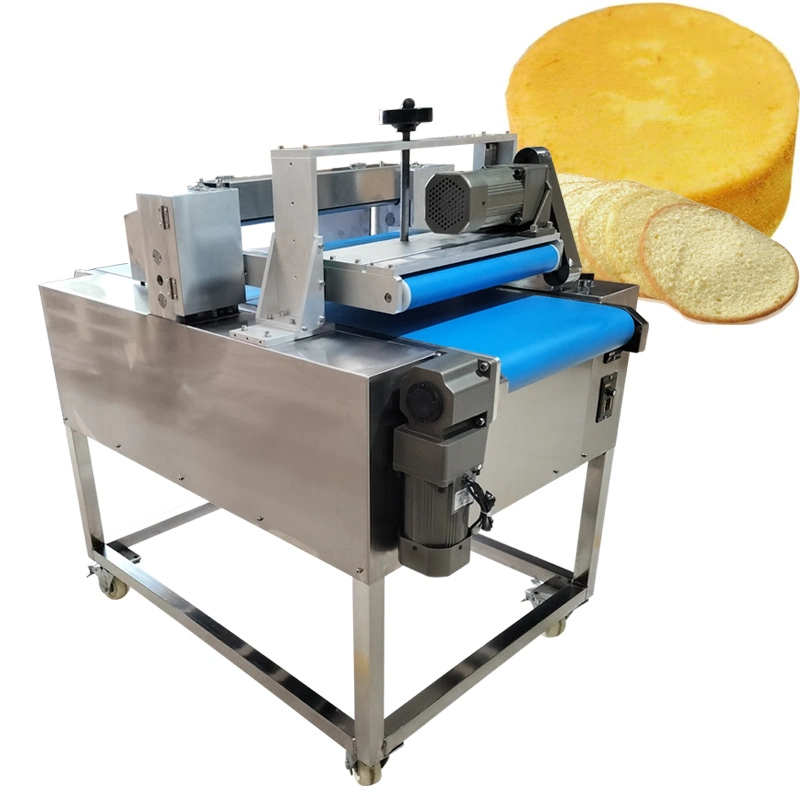 Commercial Hamburger Slicer Full Bakery Production Line Fast Food Shop Hot Dog Buns Bread Slicing Machine