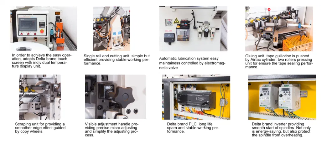 Compact Type Edge Bander Woodworking Machine Egde Banding Machine for Processing Panel Furniture MDF Board