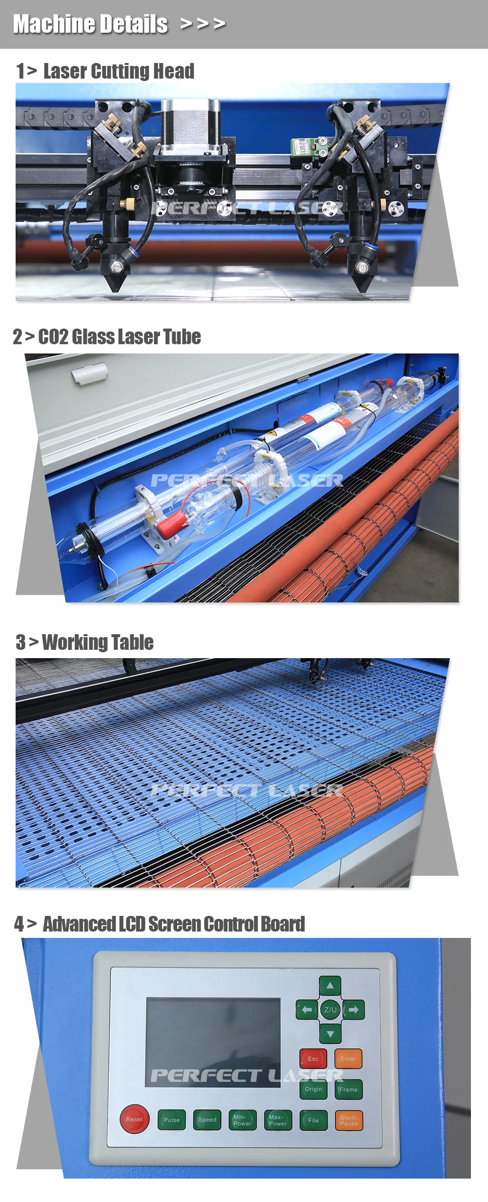 1600*1000mm Dual Heads CO2 Laser Cutting Machine for Cloth Industry