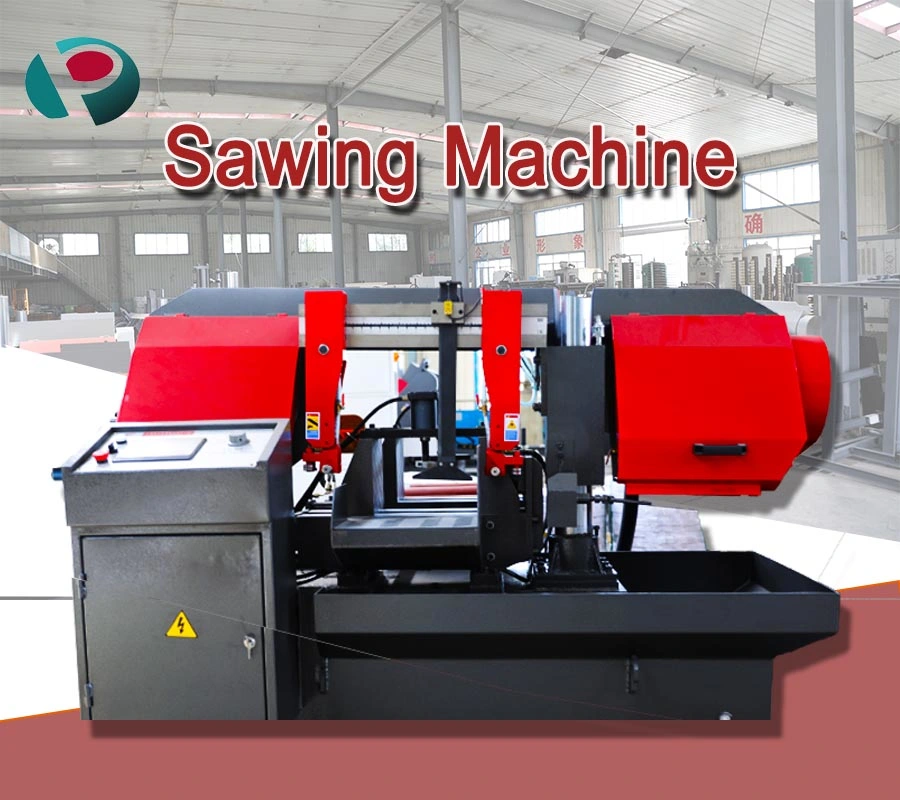 Free 5 Pieces Saw Blade CE Approved Horizontal Vertical Industrial Metal Band Saw Nc CNC Automatic Band Sawing Cutting Machine PLC Control
