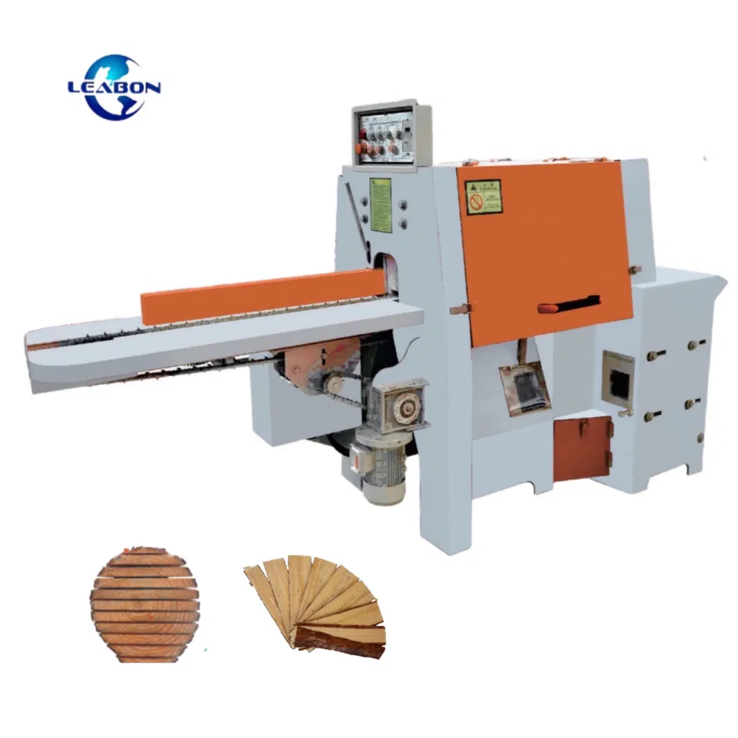 Over 15m/Min Feeding Speed Wood Edger Table Sawmill Infrared Positioning Edge Slicing Saw Circular Blade Sawing Machine