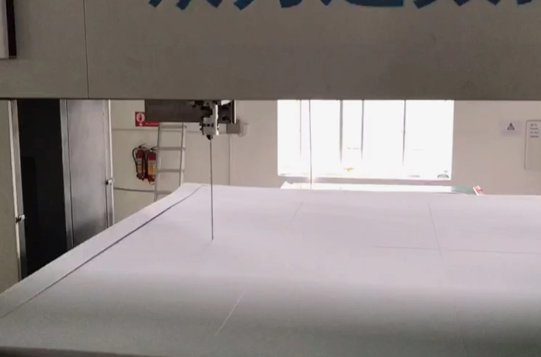 CNC Sponge PU Foam Vertical Blade Cutting Machine
