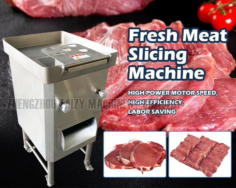 Horizontal Fresh Meat Slicer/Chicken Breast Slicing Cutting Machine