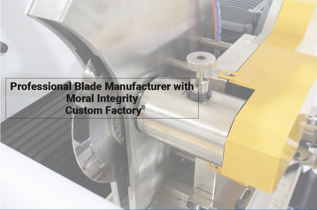 High Speed Steel CE Approved Round Cutter Blade Foam Cutting Machine Blades in China