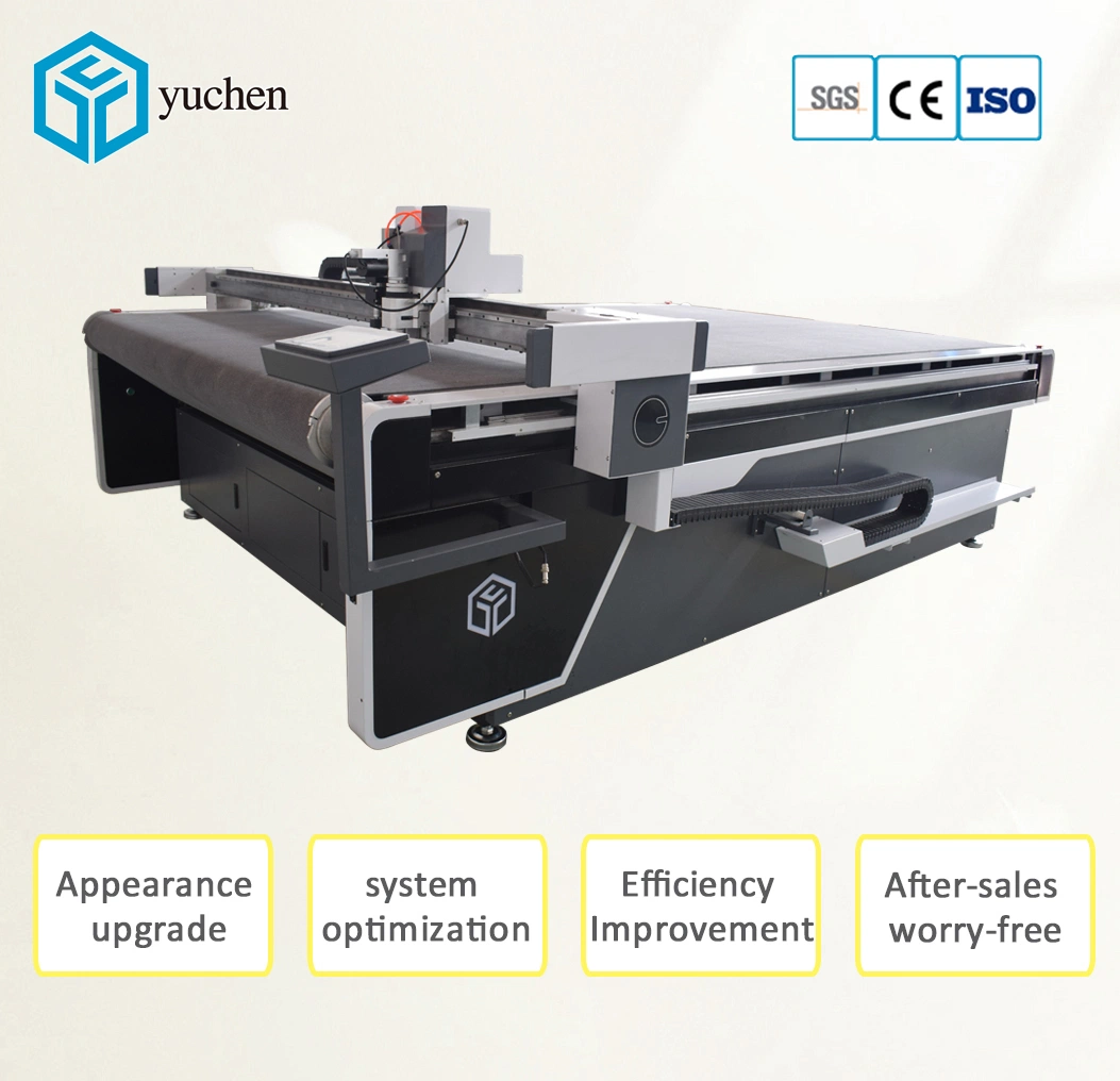 Yuchen CNC Equipment Tablecloth Cutting Machine for PVC Plastic Soft Glass/Crystal Plate