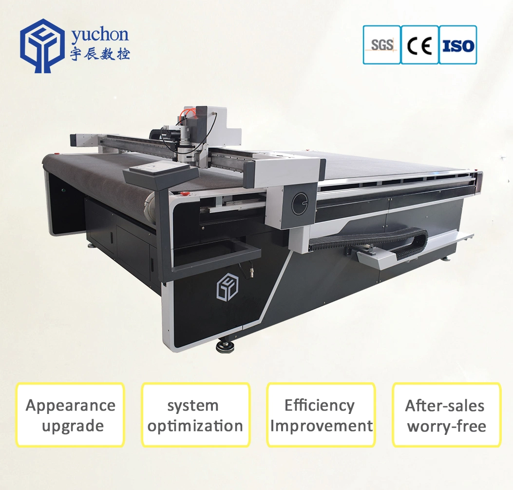 CNC Oscillating Blade Foam Cloth Cutting Machine with Dual Cutting Heads