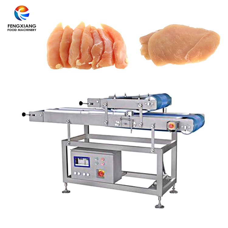 Automatic Horizontal Chicken Breast Slicing Machine Fresh Meat Slicer Fish Slicing Machine