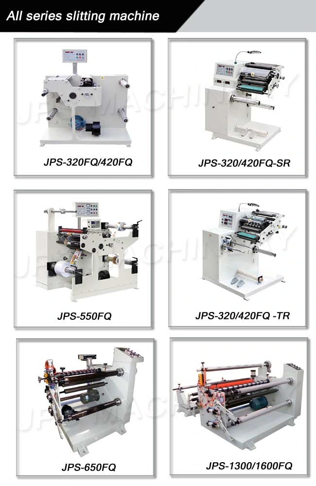 Automatic Adhesive Sticker Slitter with One Rewinding Shaft (Horizontal Style)