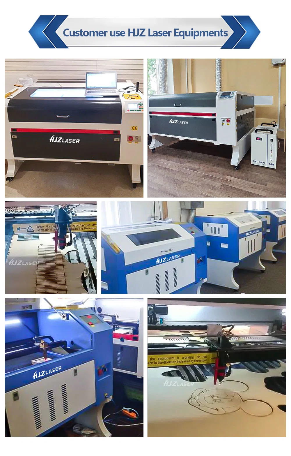 1390 1610 Cortadora Laser Cutter 100W 150W 180W 260W 300W for Foam Plastic Textile Paper MDF Leather Acrylic Wood Fabric CNC CO2 Laser Engraving Machine