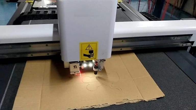 Carboard Paper Carton Sample Digital Plotter Cutter