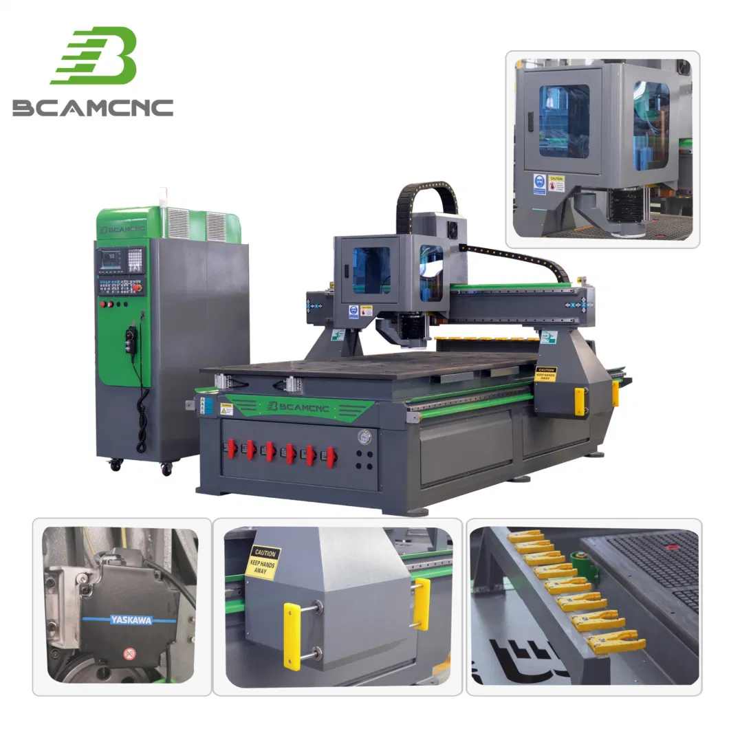 1325/1530/2030 Automatic 3D CNC Router Machine for Woodworking Advertising Cutting Foam Acrylic MDF PVC Carving Furniture Kitchen Designs 3 Axis Wood Machinery