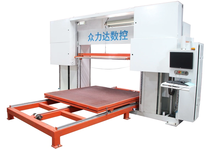 Horizontal Blade CNC Foam Contour 3D Sponge Cutting Machine