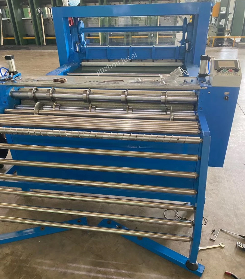 Horizontal and Vertical Cutting Direction PLC Rubber Sheet Cutting Slitting Slicing Machine (400/600/800/1000/1400)