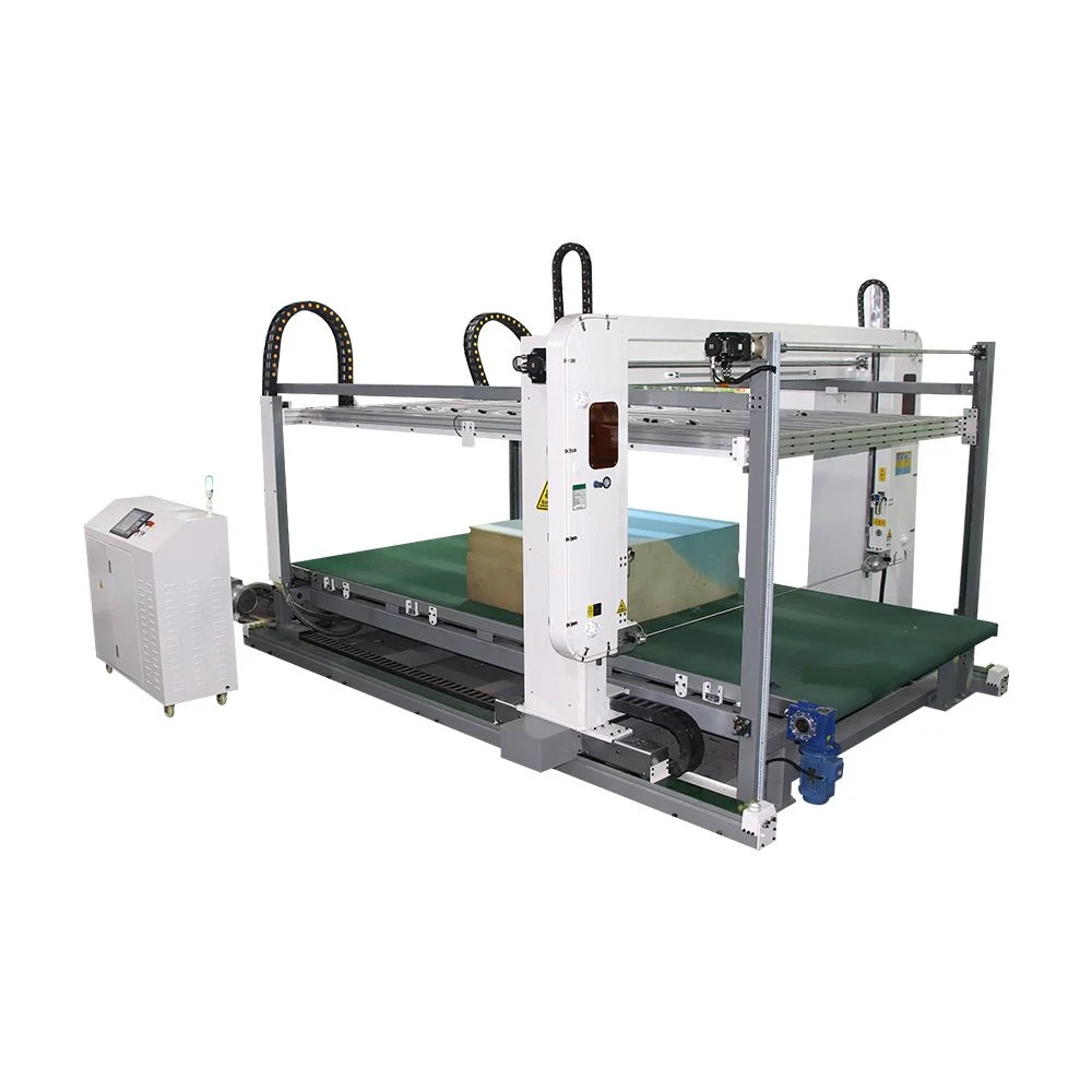 High Speed Horizontal Foam Sheet CNC Sponge Cutter Machine