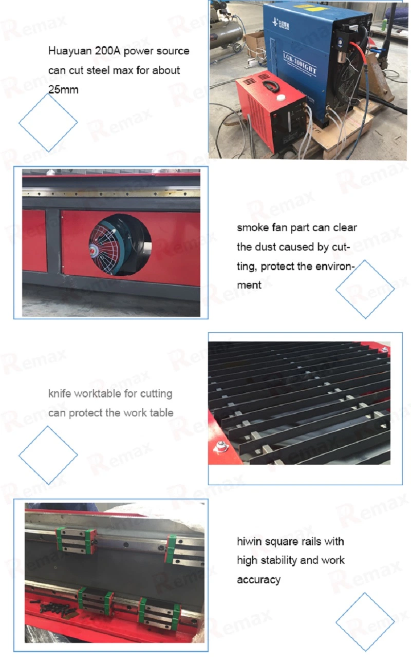 1530 CNC Plasma Cutting Machine CNC Metal Sheet Plasma Cutter