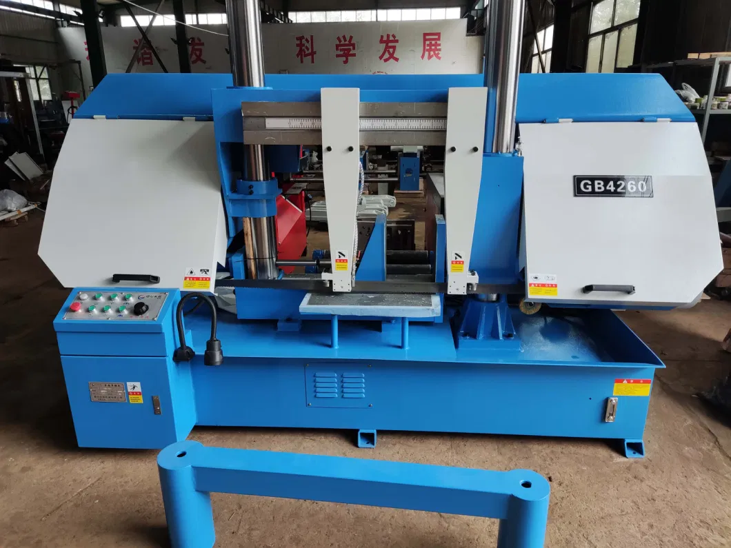 Semi-Automatic Hydraulic Clamping Cutting Sawing Machine Horizontal Metal Band Saw Machine