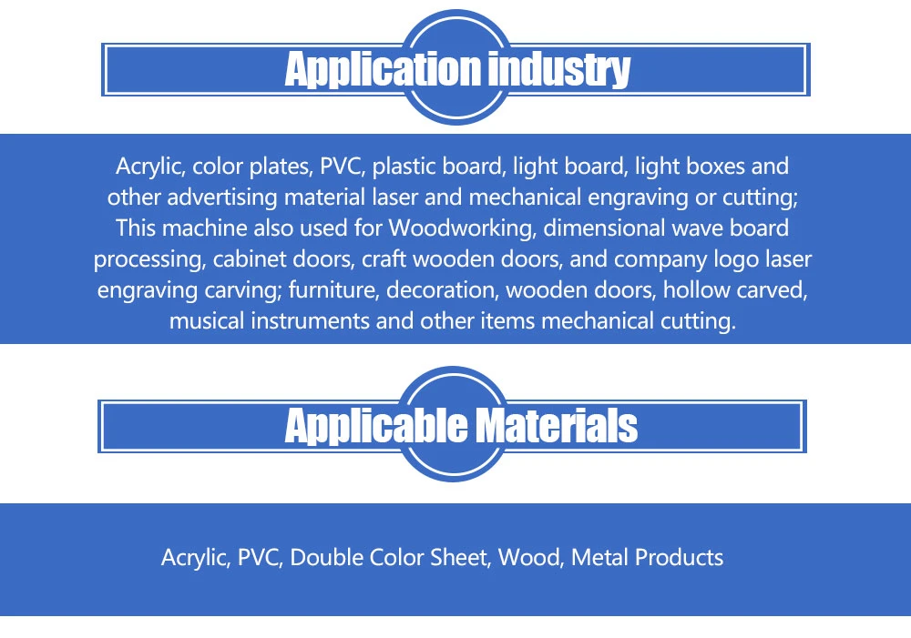 Woodworking Aluminum CNC Router Engraving Cutting Machine for Furniture