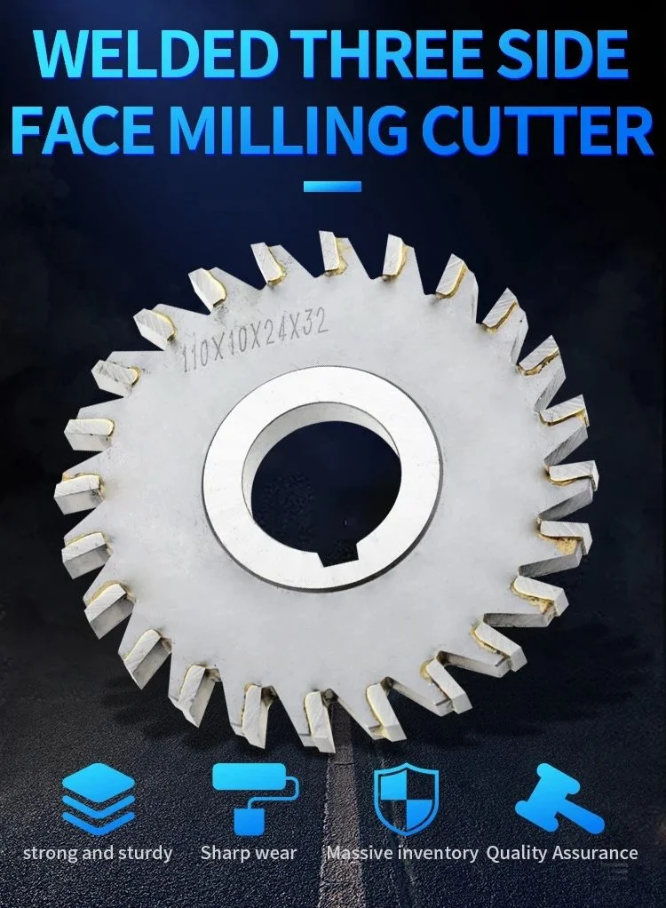 Factory CNC Solid Carbide Saw Blade Cutter for Steel, Aluminum