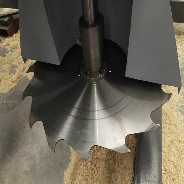 Automatic Horizontal and Vertical Blade Double Saw Blade Cutting Wood Machine
