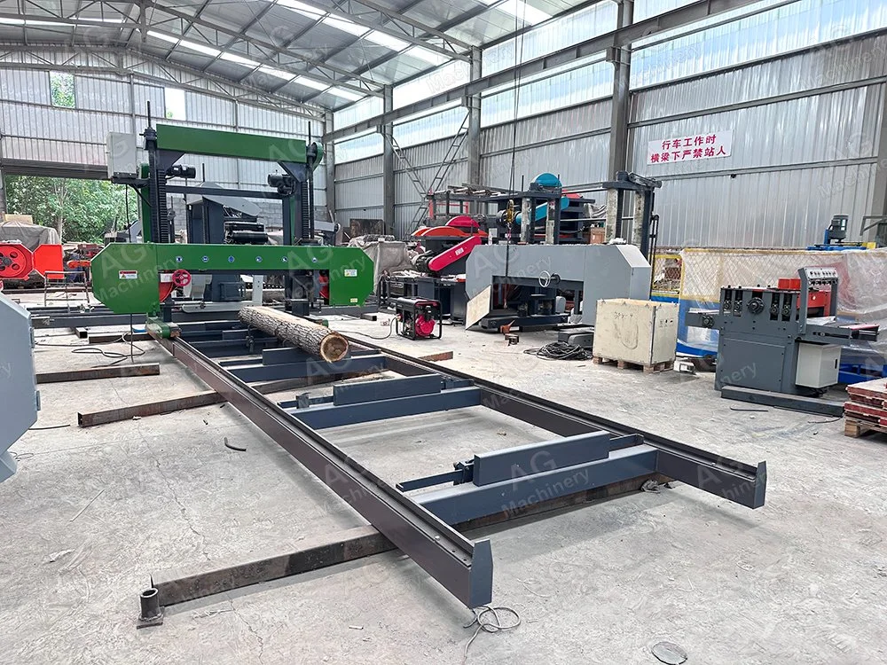 Woodworking Cutting Machines Chain Saw Automatic Wood Saw Machine Chain Saw Mobile Log Portable Bandsaw Sawmill Horizontal Portable Band Sawmill Machine