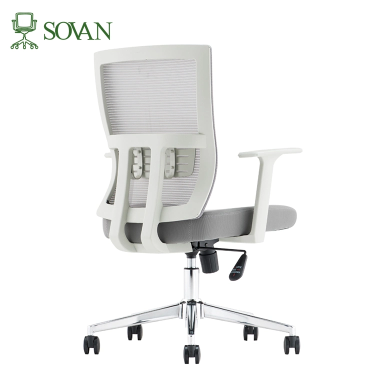 Medium Mesh Chair in Grey Frame with Molded Foam Ergonomic Seating