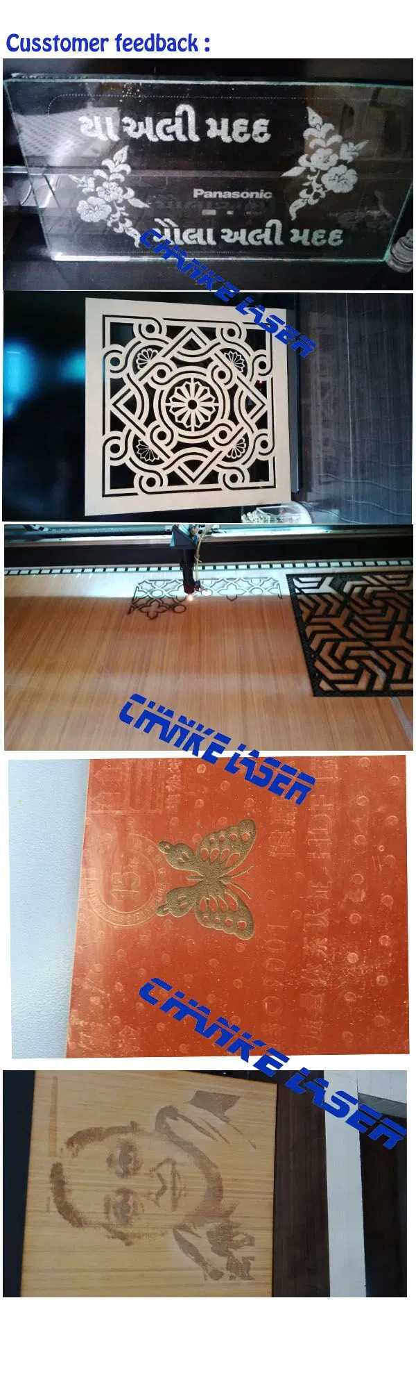 600X400 60W /90W Reci Foam Board Laser Cutter