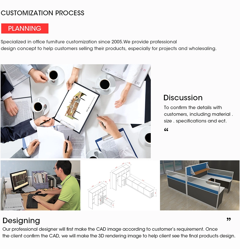 Modular Workstation Furniture Private Office Seating Table Modern Meeting Partition