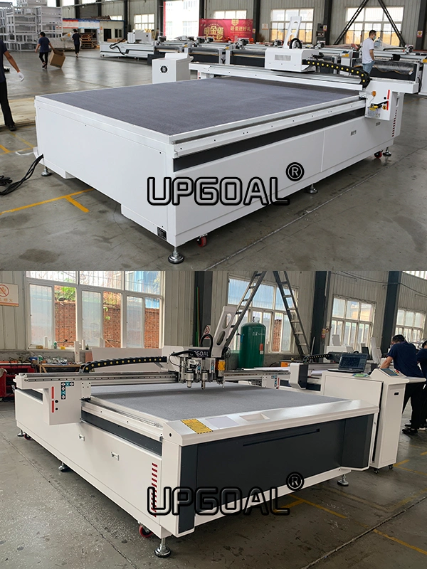 Large CNC Oscillating Knife Cutting Machine with Rotating Tool for PVC/Acrylic/Carbon Box/3m Foam