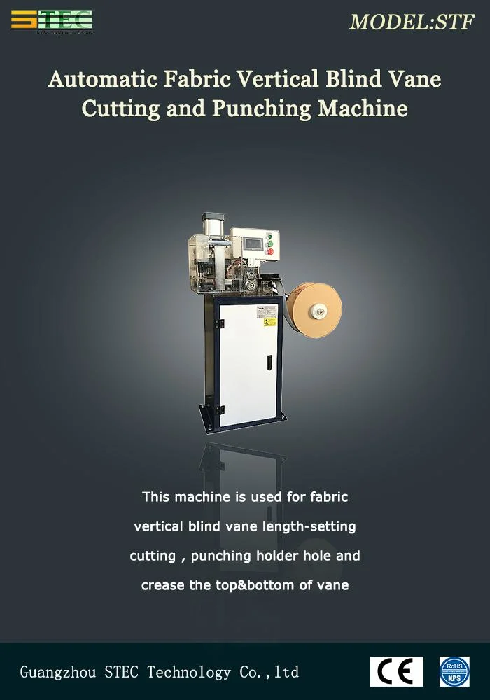 Fabric Vertical Blinds High Quality Hot Selling Full Automatic Forming Cutting Punching Creasing Machine