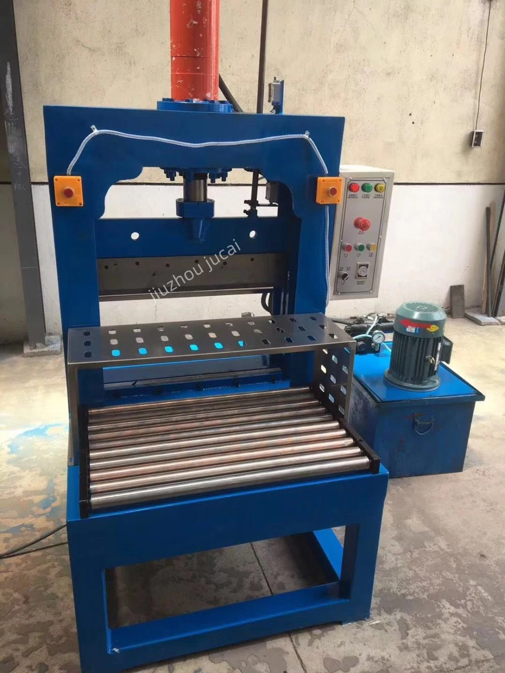 Rubber Hydraulic Vertical Bale Cutter Machine, Plastic Film Cutter, Rubber Slab Cutter, Hydraulic Guillotine Rubber Blade Cutter, Rubber Sheet Cutter Machine