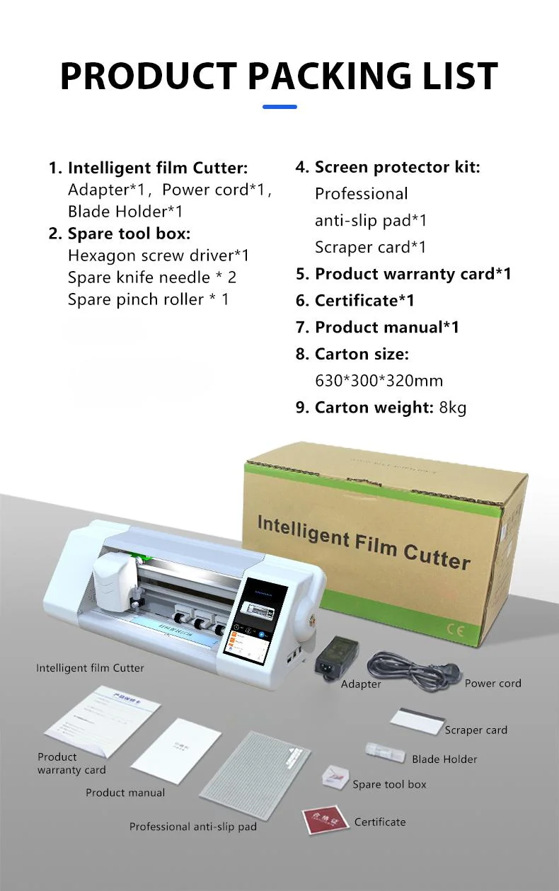 Hydrogel Film Cutting Machine Mobile Screen Protector Cutter