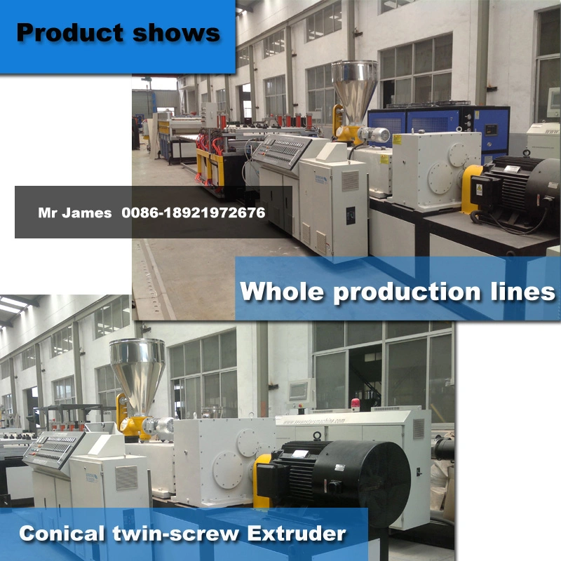 PVC Furniture Board Production Machine Line with High-Standard