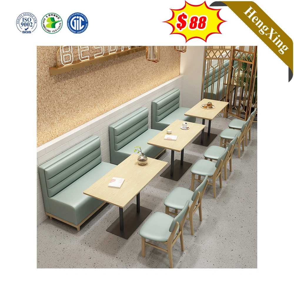 China Factory Leather 2-Seat Sofa Furniture Restaurant Booth Seating Restaurant Sofa Sets