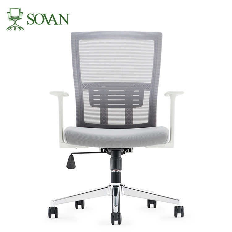 Medium Mesh Chair in Grey Frame with Molded Foam Ergonomic Seating