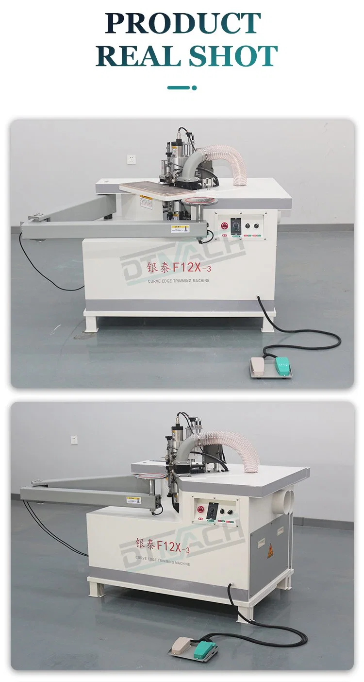 Automatic Trimming Board Cleaning High Speed PVC MDF Edge Banding Trimming Machine