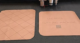 Dual Heads Oscillating CNC Knife Digital Cutting Machine for Fabric Carbon Fiber Leather Fiberglass Carbon Fiber Cloth Shoes Bag Garment Textile Sofa