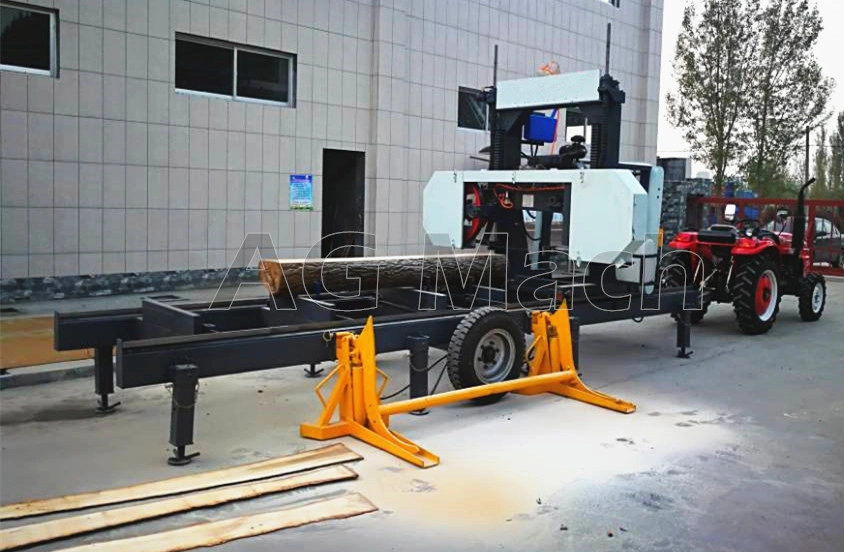 Woodworking Cutting Machines Chain Saw Automatic Wood Saw Machine Chain Saw Mobile Log Portable Bandsaw Sawmill Horizontal Portable Band Sawmill Machine