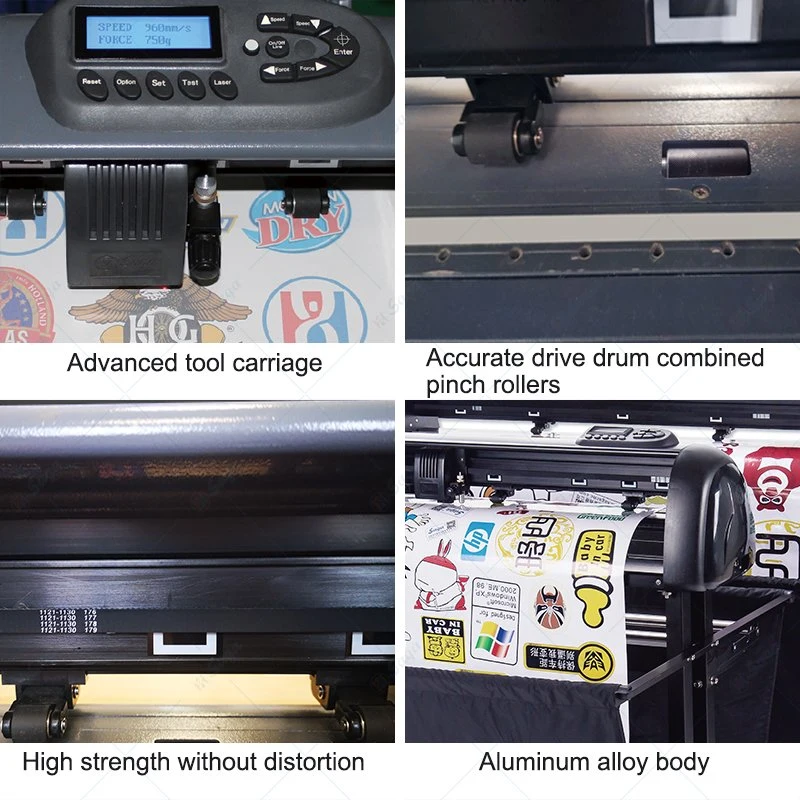 Roll Laser Stepper Contour Fast Precision Sample After Printing Hands-Free Economical Durable Small Machine Cutting Vinyl Die Cut Plotter (SG-720I)